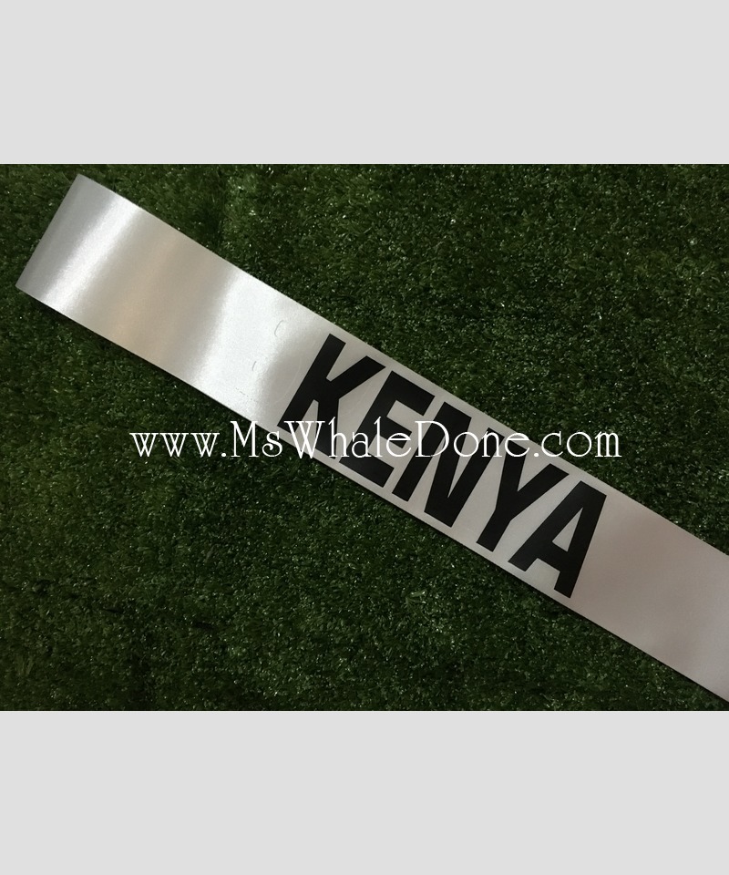 13ประเทศ สายสะพายชื่อประเทศ มิสไทยแลนด์ มิสยูนิเวอร์ส ใช้งานประกวด งานเลี้ยงสังสรรค์