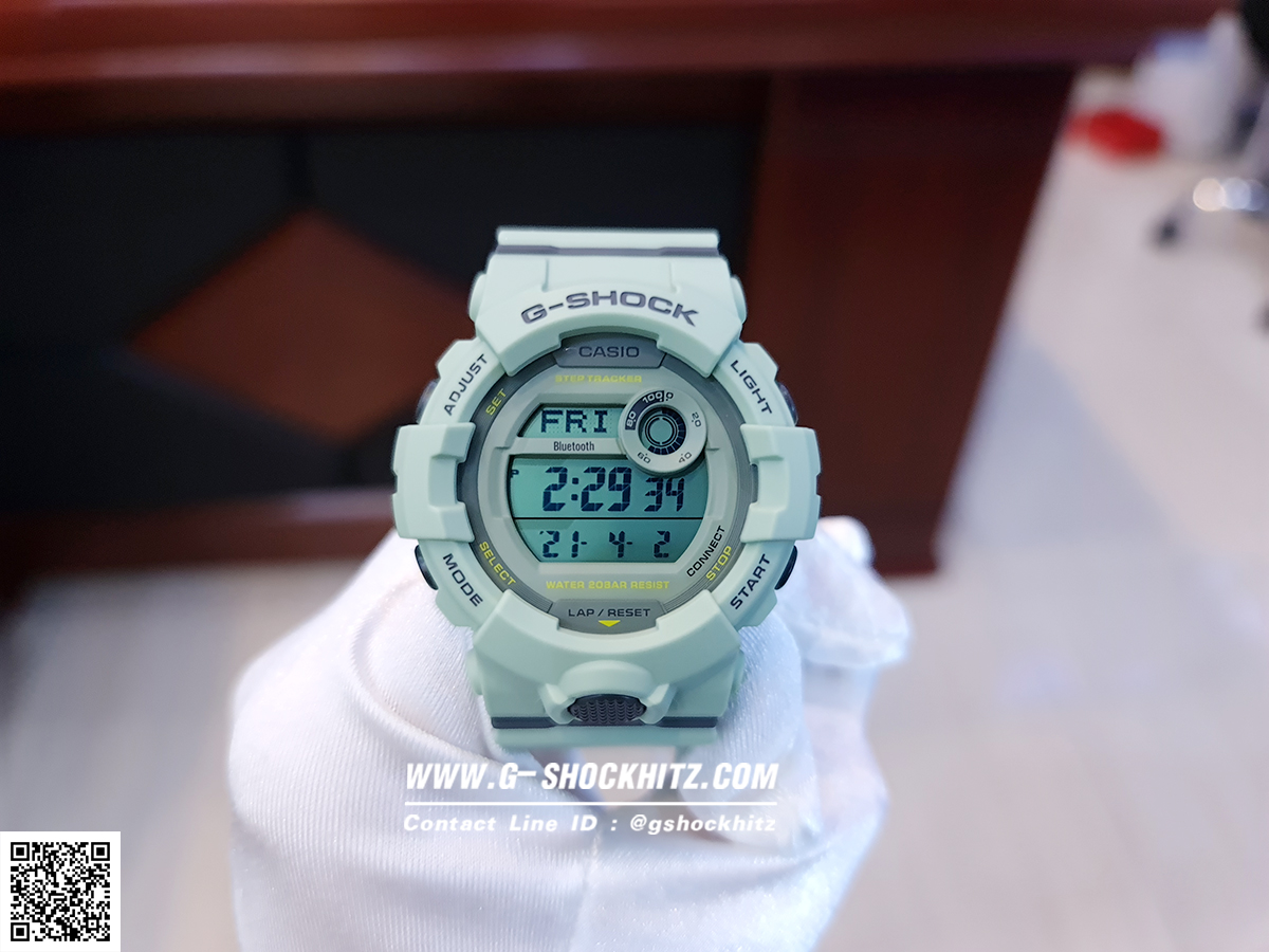 CASIO G-SHOCK นาฬิกาข้อมือ นาฬิกากันน้ำ นาฬิกาของแท้ ประกันศูนย์ CMG 1 ปี รุ่น GMD-B800SU-3D นาฬิกาสีเขียว