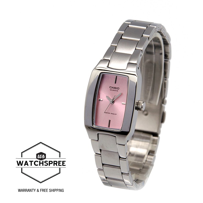 CASIO MID YEAR SALE นาฬิกาคาสิโอ พร้อมส่ง นาฬิกาข้อมือ นาฬิกากันน้ำ นาฬิกาของแท้ BTS ประกันศูนย์ CMG 1 ปี รุ่น LTP-1165A-4C นาฬิกาสีเงิน