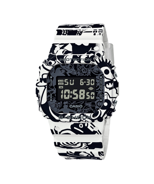 CASIO G-SHOCK นาฬิกาข้อมือ นาฬิกากันน้ำ นาฬิกาของแท้ ประกันศูนย์ CMG 1 ปี รุ่น DW-5600GU-7 นาฬิกาหลากสี