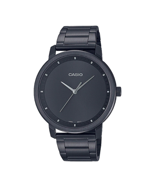 CASIO นาฬิกาคาสิโอ นาฬิกาข้อมือ นาฬิกากันน้ำ นาฬิกาของแท้ ประกันศูนย์ CMG 1 ปี รุ่น MTP-B115B-1E นาฬิกาสีดำ