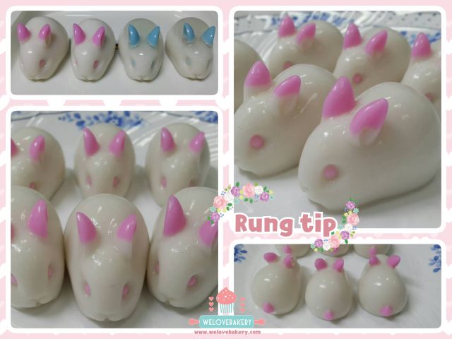 พิมพ์ซิลิโคน พิมพ์วุ้น 3D ลายกระต่าย