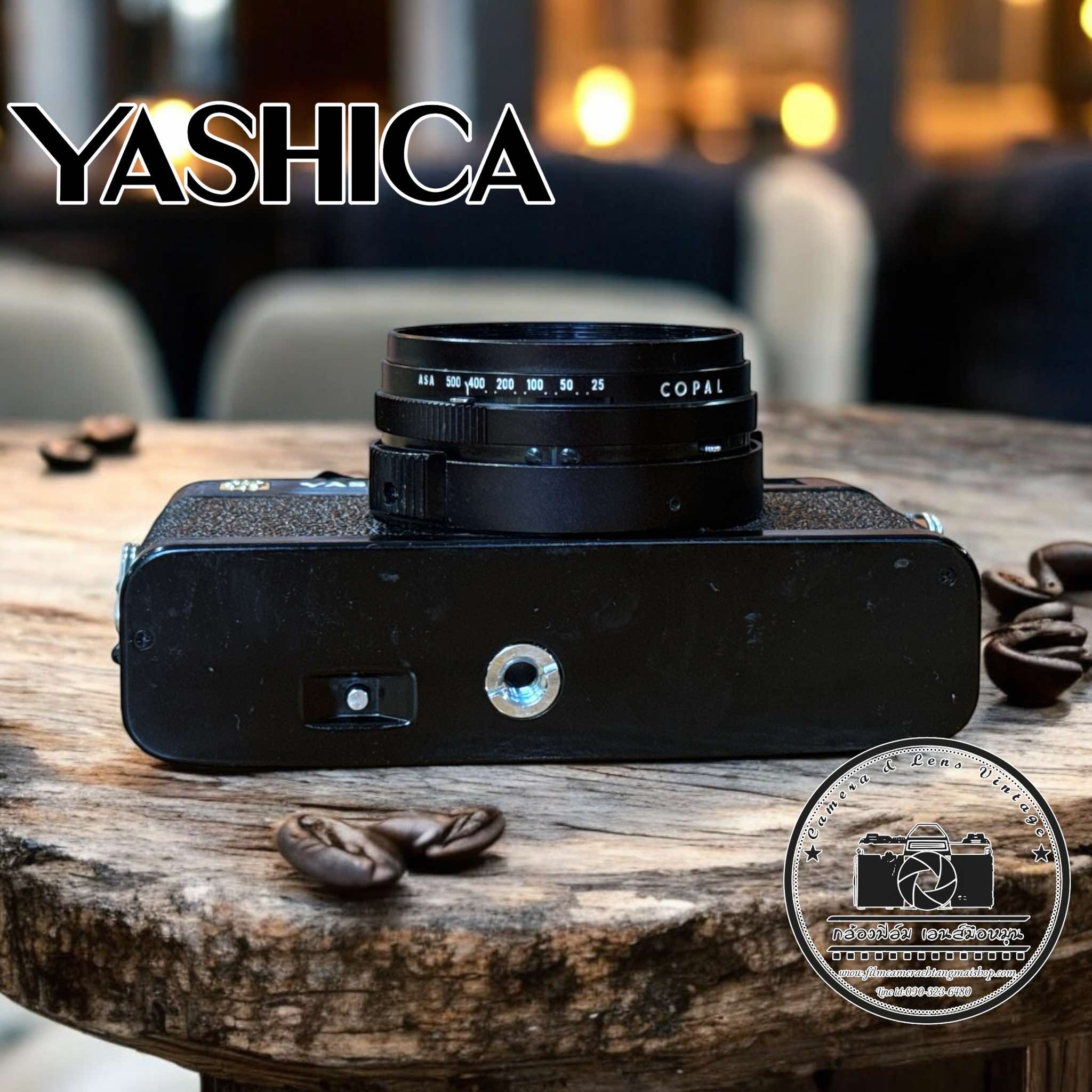 YASHICA ELECTRO35 CC+YASHICA COLOR YASHINON-DX 35MM.F1.8 - ฟิล์มคา