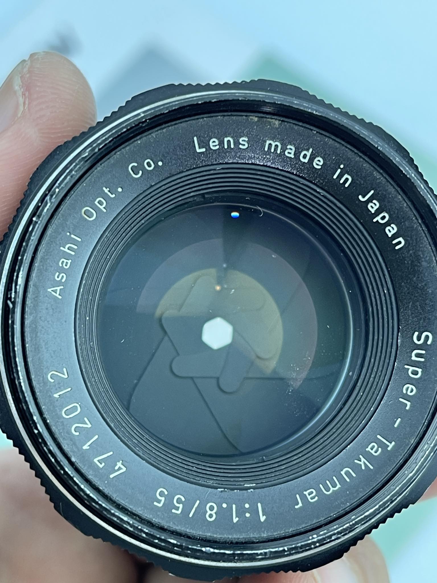 SUPER TAKUMAR 55MM.F1.8 M42 MOUNT