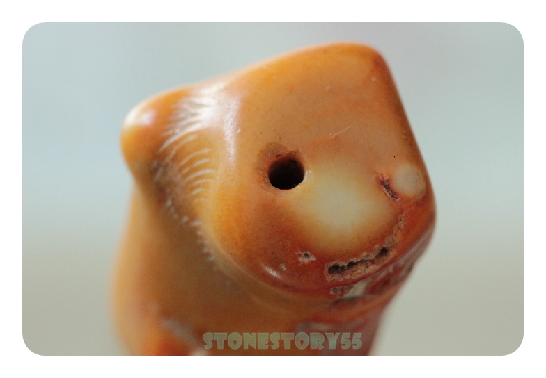 ลูกปัดปะกาลังแดง เก่าสวย