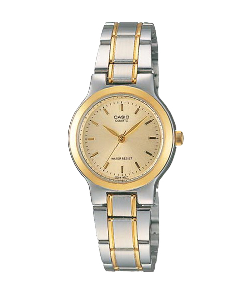 CASIO นาฬิกาคาสิโอ นาฬิกาข้อมือ นาฬิกากันน้ำ นาฬิกาของแท้ ประกันศูนย์ CMG 1 ปี รุ่น LTP-1131G-9A นาฬิกาสีทอง