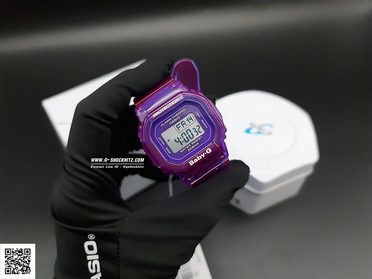 CASIO BABY-G นาฬิกาข้อมือ นาฬิกากันน้ำ นาฬิกาของแท้ ประกันศูนย์ CMG 1 ปี รุ่น BGD-560S-6D นาฬิกาสีม่วง