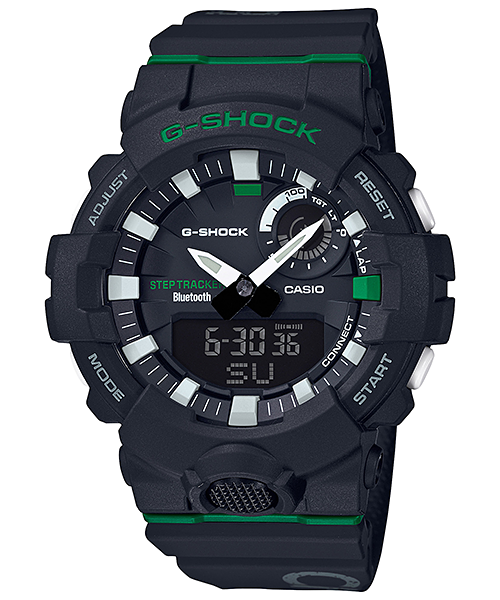 CASIO G-SHOCK นาฬิกาข้อมือ นาฬิกากันน้ำ นาฬิกาของแท้ ประกันศูนย์ CMG 1 ปี รุ่น GBA-800DG-1A นาฬิกาสีดำ