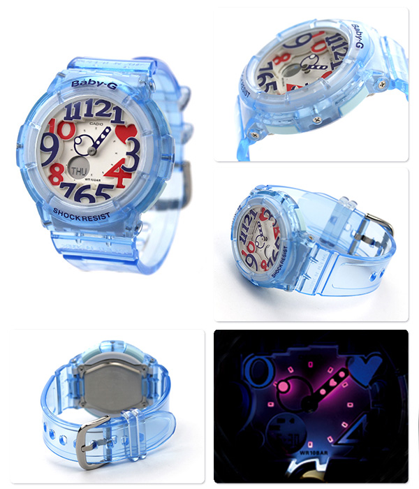 CASIO BABY-G นาฬิกาข้อมือ นาฬิกากันน้ำ นาฬิกาของแท้ ประกันศูนย์ CMG 1 ปี รุ่น BGA-131-2B นาฬิกาสีฟ้า