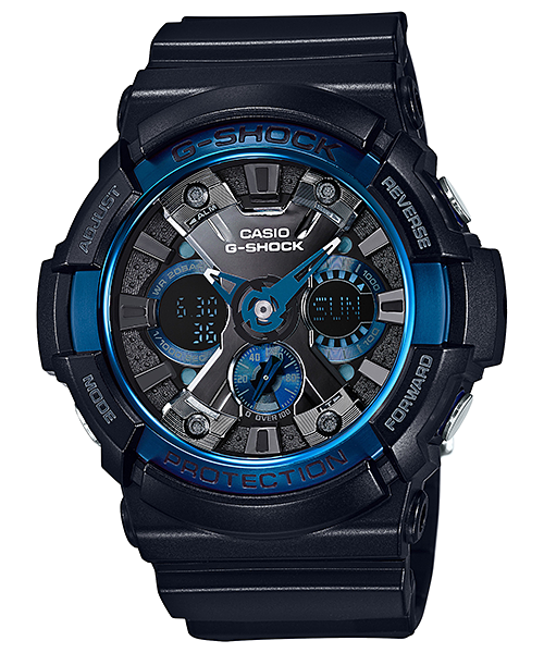 CASIO G-SHOCK นาฬิกาข้อมือ นาฬิกากันน้ำ นาฬิกาของแท้ ประกันศูนย์ CMG 1 ปี รุ่น GA-200CB-1A นาฬิกาสีดำ