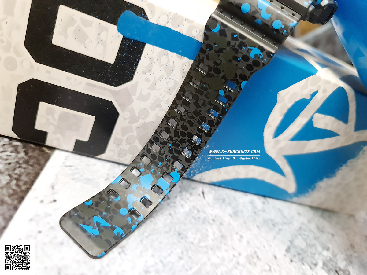 CASIO MID YEAR SALE G-SHOCK พร้อมส่ง นาฬิกาข้อมือ นาฬิกากันน้ำ นาฬิกาของแท้ ประกันศูนย์ CMG 1 ปี รุ่น GA-100ST-2A นาฬิกาสีน้้ำเงิน