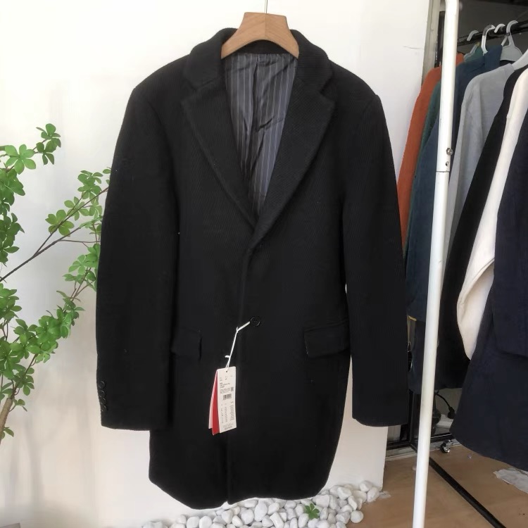 เสื้อโค้ทวูล Trench coat เสื้อโค้ท โค้ทสีดำ แบรนด์ Primark