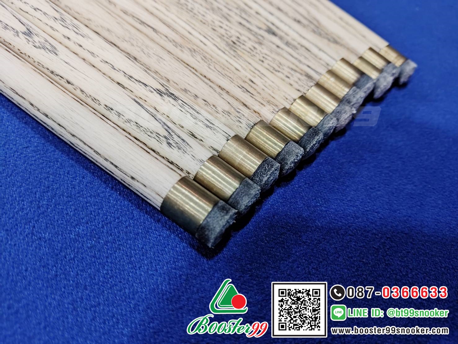 ไม้คิวพลู เกรดA แบร์นดัง จากจีน LP ด้ามไม้แท้ จำปาแหลม 5จำปา (ราคาต่อ 1 ด้าม)