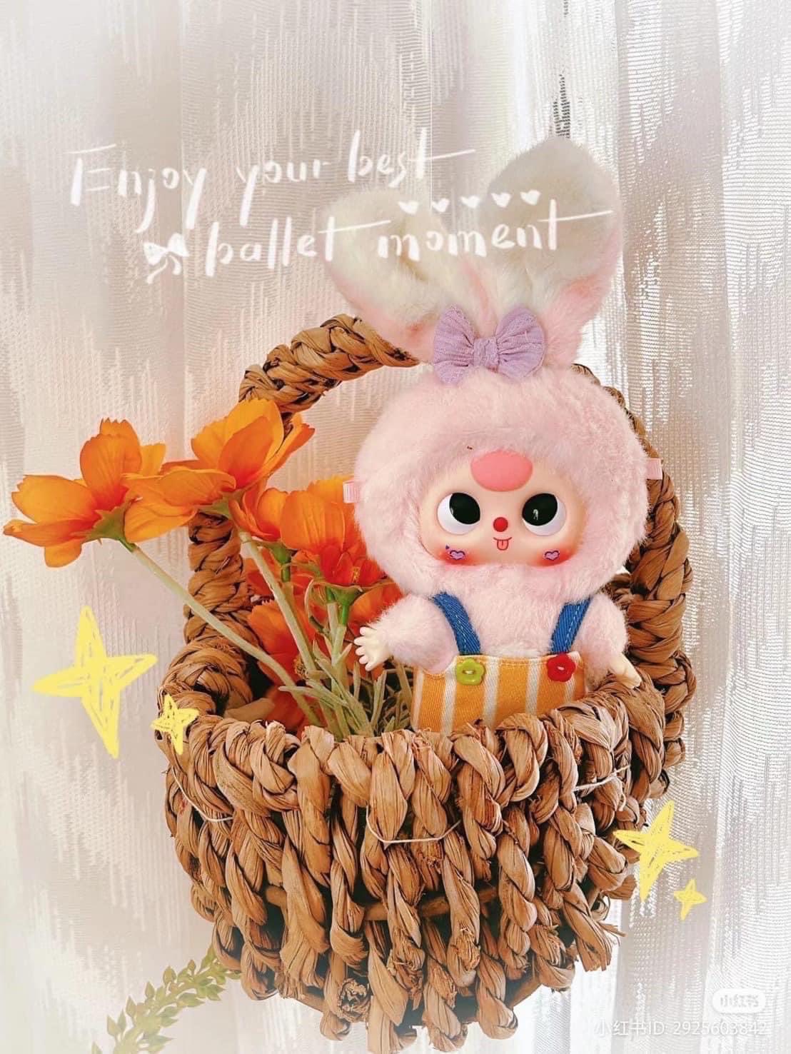 กล่องสุ่มBABY THREE กล่องสุ่มตุ๊กตาเบบี้ทรี รุ่น MACARON CUTE BUNNY