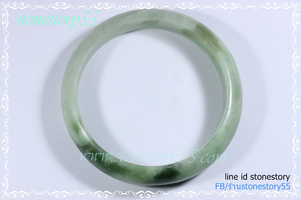 กำไลหยกเนื้อเทียน6.1ซม