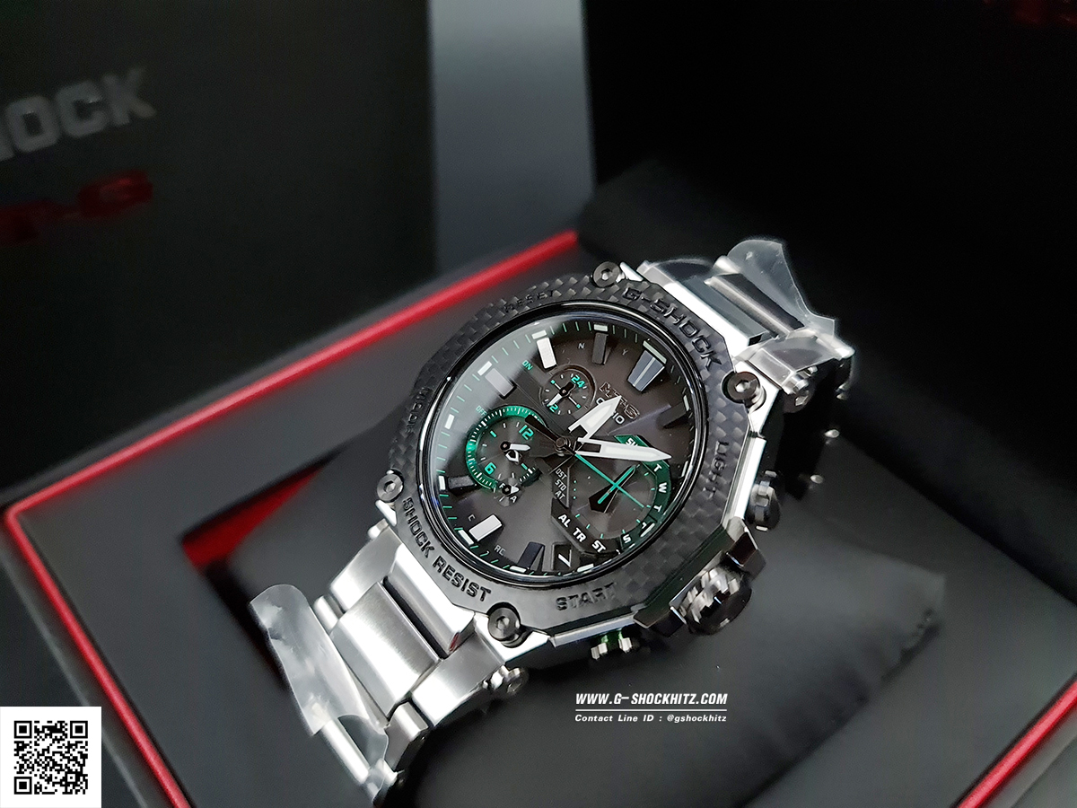 CASIO MID YEAR SALE G-SHOCK นาฬิกาข้อมือ นาฬิกากันน้ำ นาฬิกาของแท้ ประกันศูนย์ CMG 1 ปี รุ่น MTG-B2000XD-1A นาฬิกาสีเงิน