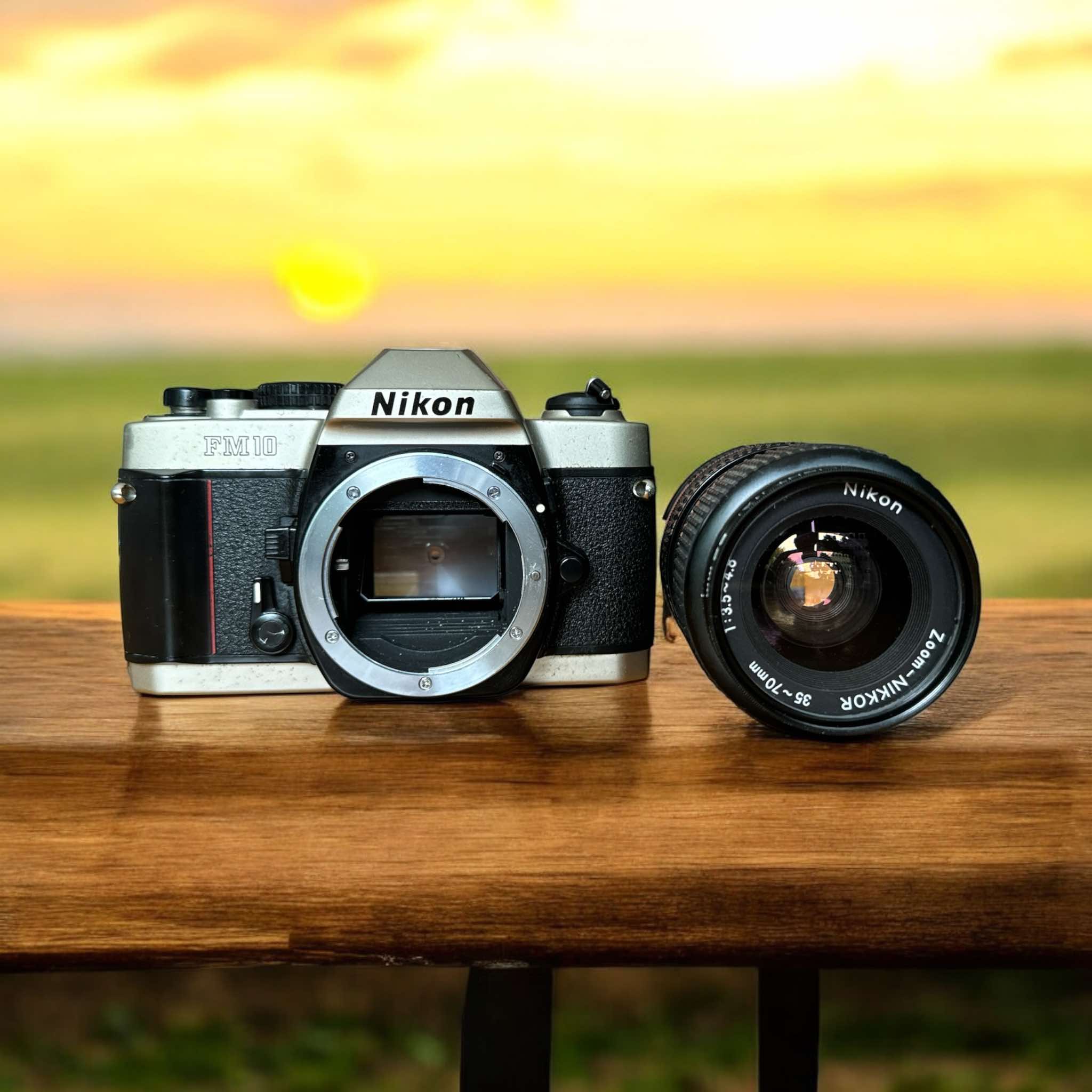 NIKON FM10 NIKON ZOOM NIKKOR 35-70MM.F3.5-4.8 MACRO - ฟิล์ม