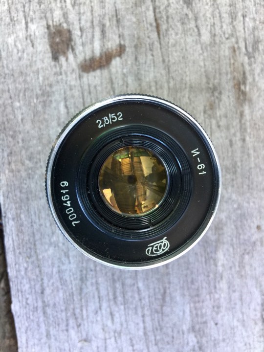 INDUSTAR-61 52MM.F2.8 LEICA M39 MOUNT