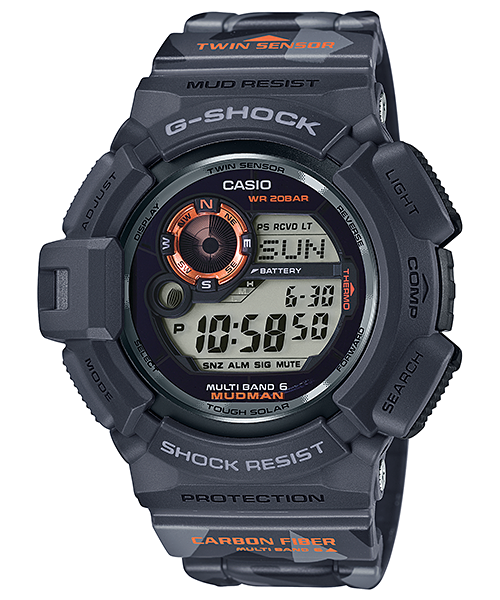 CASIO G-SHOCK นาฬิกาข้อมือ นาฬิกากันน้ำ นาฬิกาของแท้ ประกันศูนย์ 1 ปี รุ่น GW-9300CM-1 นาฬิกาสีดำ