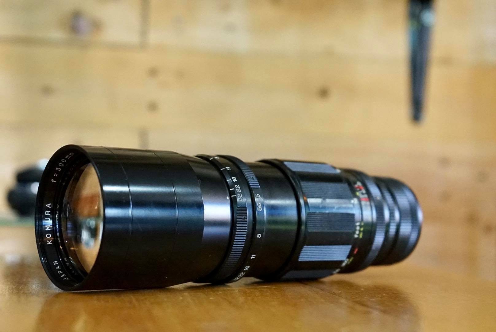 SANKYO KOHKI JAPAN KOMURA 300MM.F5 M42 MOUNT