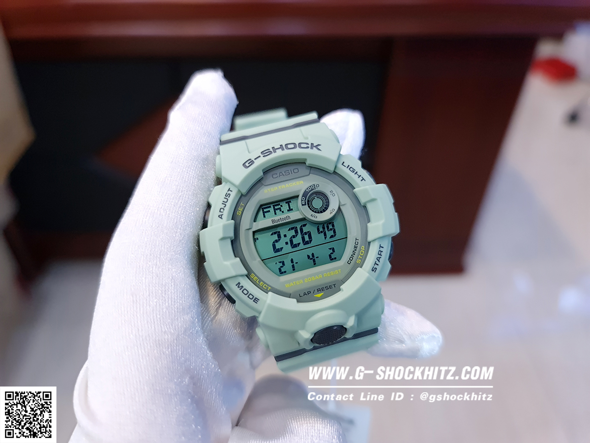 CASIO G-SHOCK นาฬิกาข้อมือ นาฬิกากันน้ำ นาฬิกาของแท้ ประกันศูนย์ CMG 1 ปี รุ่น GMD-B800SU-3D นาฬิกาสีเขียว