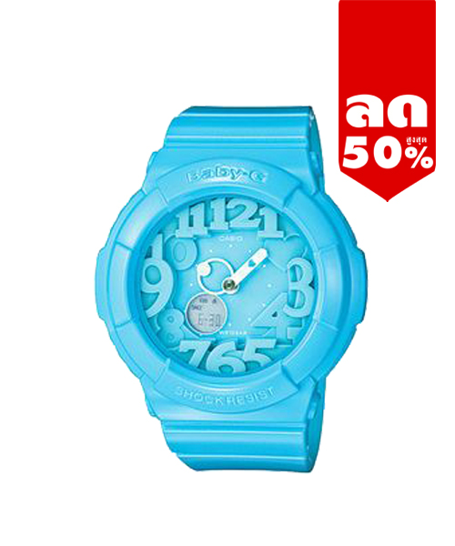 CASIO BABY-G นาฬิกาข้อมือ นาฬิกากันน้ำ นาฬิกาของแท้ ประกันศูนย์ CMG 1 ปี รุ่น BGA-130-2B นาฬิกาสีฟ้า