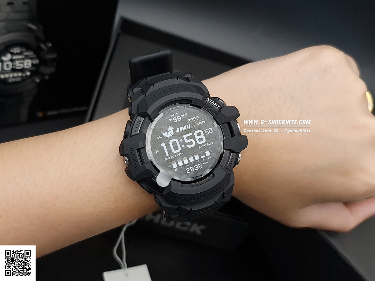 CASIO G-SHOCK PRO นาฬิกาข้อมือ นาฬิกากันน้ำ นาฬิกาของแท้ ประกันศูนย์ CMG 1 ปี รุ่น GSW-H1000-1A นาฬิกาสีดำ