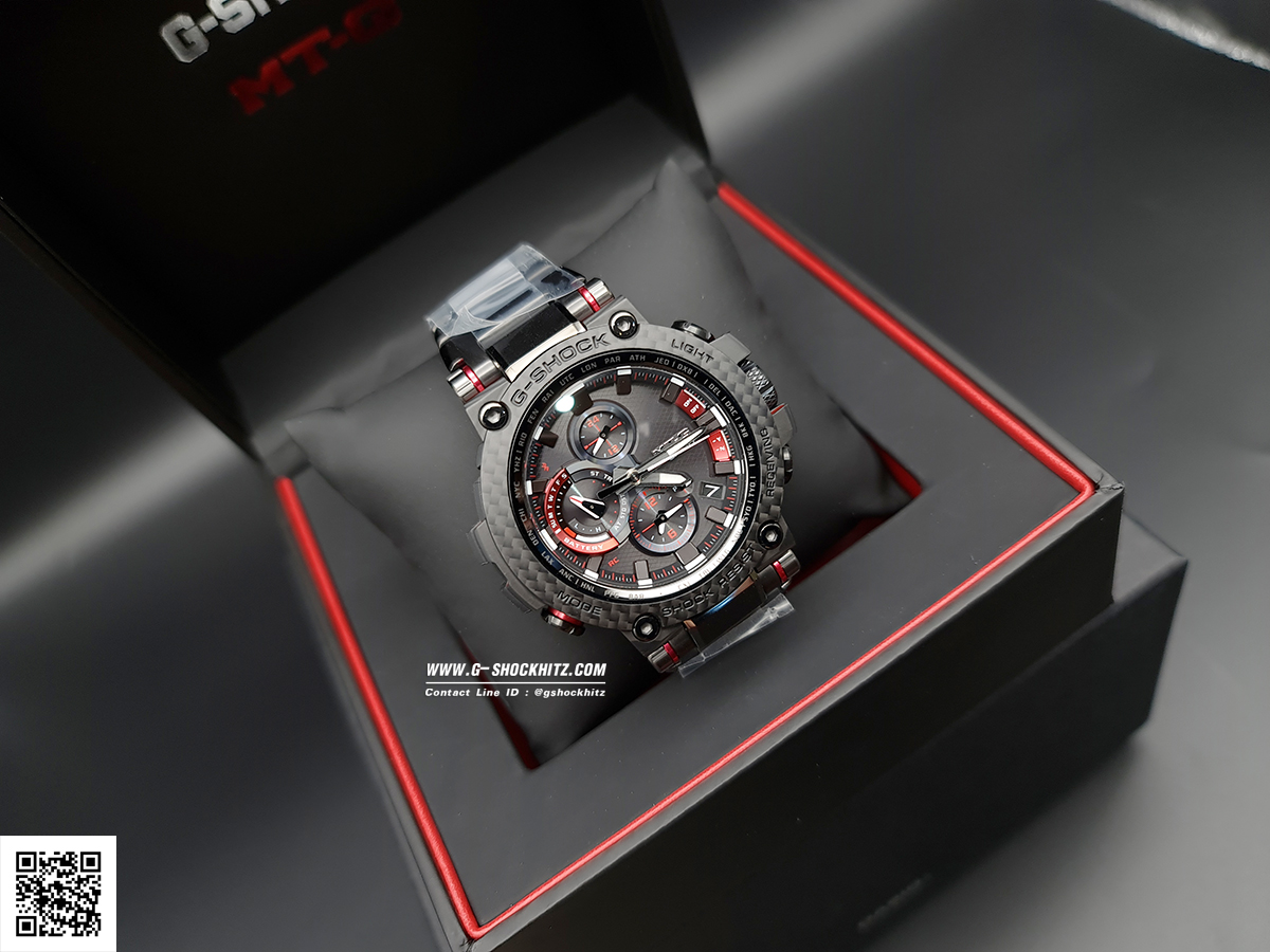 CASIO G-SHOCK นาฬิกาข้อมือ นาฬิกากันน้ำ นาฬิกาของแท้ ประกันศูนย์ CMG 1 ปี รุ่น MTG-B1000XBD-1A นาฬิกาสีดำ