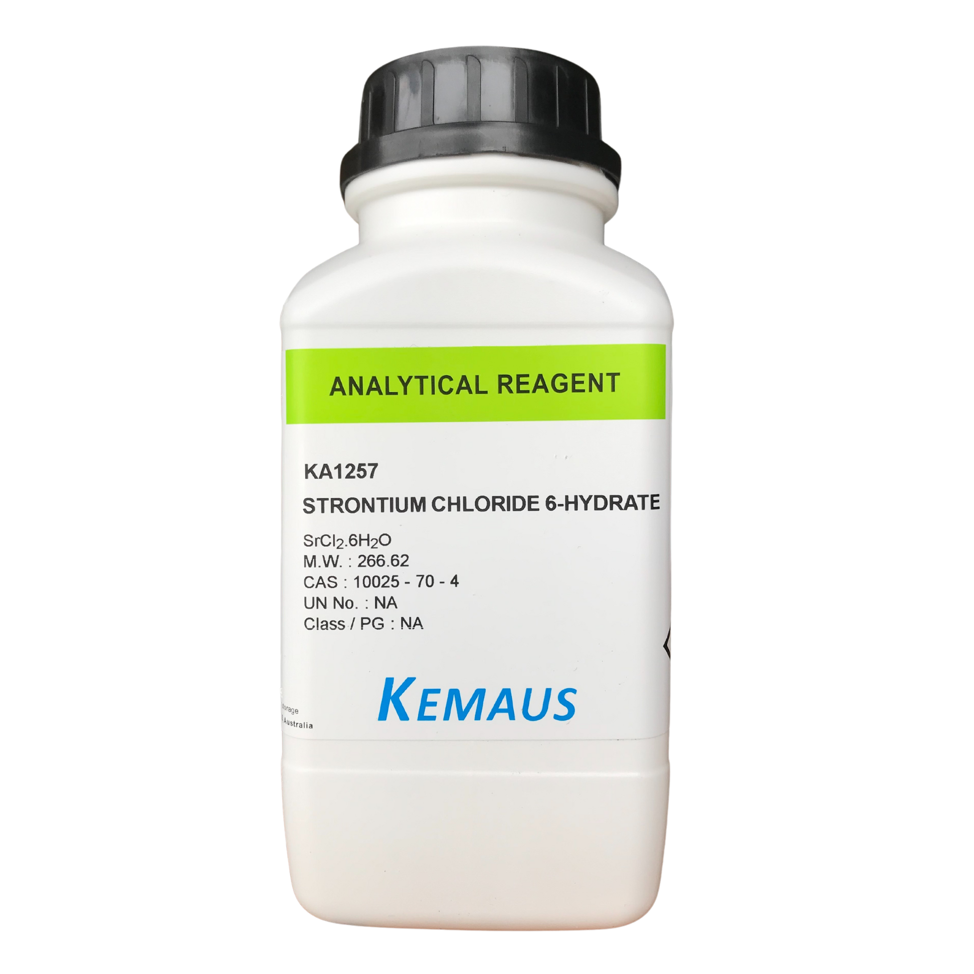 Strontium Chloride 6-hydrate, AR 500g. KemAus™