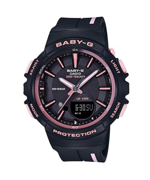 CASIO BABY-G นาฬิกาข้อมือ นาฬิกากันน้ำ นาฬิกาของแท้ ประกันศูนย์ CMG 1 ปี รุ่น BGS-100RT-1A นาฬิกาสีดำ