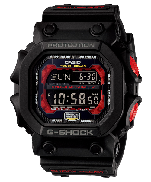 CASIO G-SHOCK นาฬิกาข้อมือ นาฬิกากันน้ำ นาฬิกาของแท้ ประกันศูนย์ CMG 1 ปี รุ่น GXW-56-1A นาฬิกาสีดำ