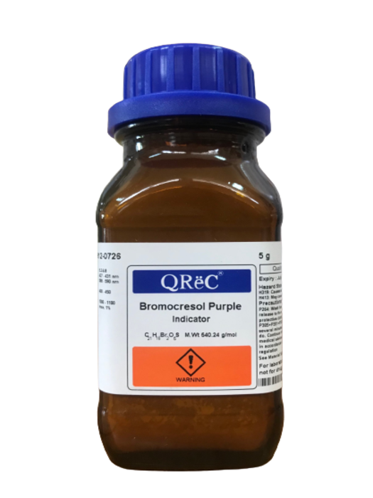 Bromocresol Purple Indicator, AR 5 g. QReC™