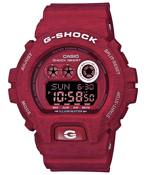 CASIO G-SHOCK นาฬิกาข้อมือ นาฬิกากันน้ำ นาฬิกาของแท้ ประกันศูนย์ CMG 1 ปี รุ่น GD-X6900HT-4 นาฬิกาสีแดง