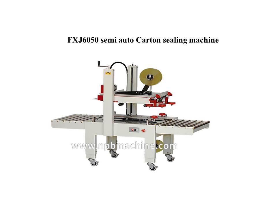FXJ6050 semi auto Carton sealing machine