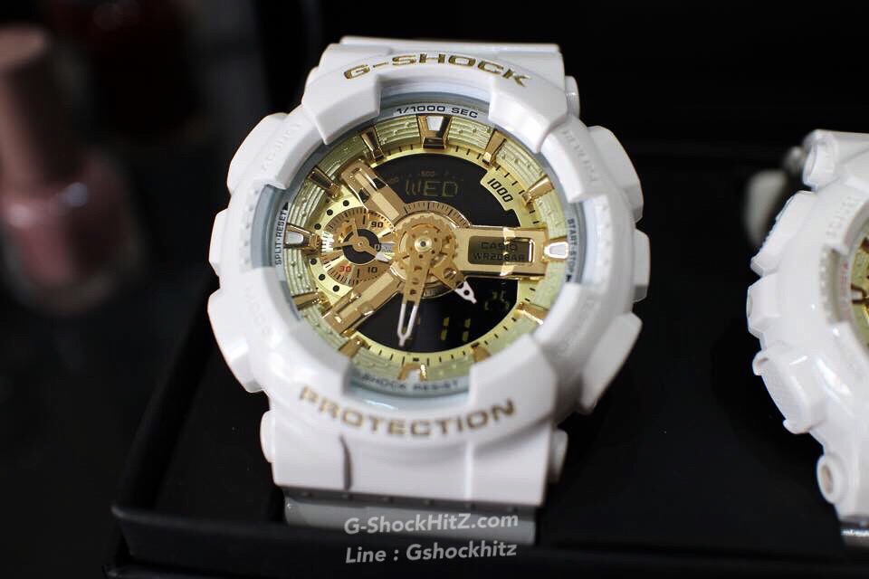 CASIO G-SHOCK นาฬิกาข้อมือ นาฬิกากันน้ำ นาฬิกาของแท้ ประกันศูนย์ CMG 1 ปี รุ่น GBG-13SET-7A นาฬิกาสีขาว