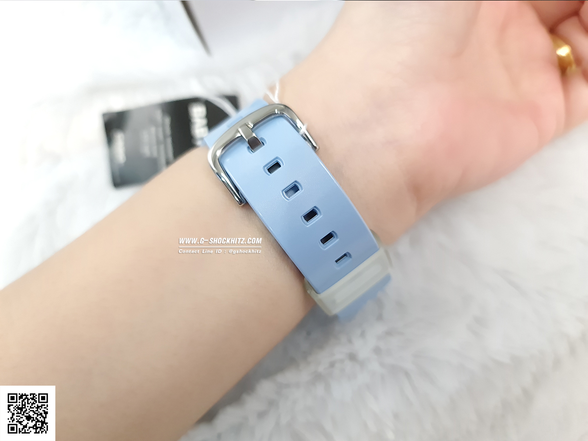 CASIO BABY-G นาฬิกาข้อมือ นาฬิกากันน้ำ นาฬิกาของแท้ ประกันศูนย์ CMG 1 ปี รุ่น BA-110CA-2A นาฬิกานาฬิกาสีฟ้า