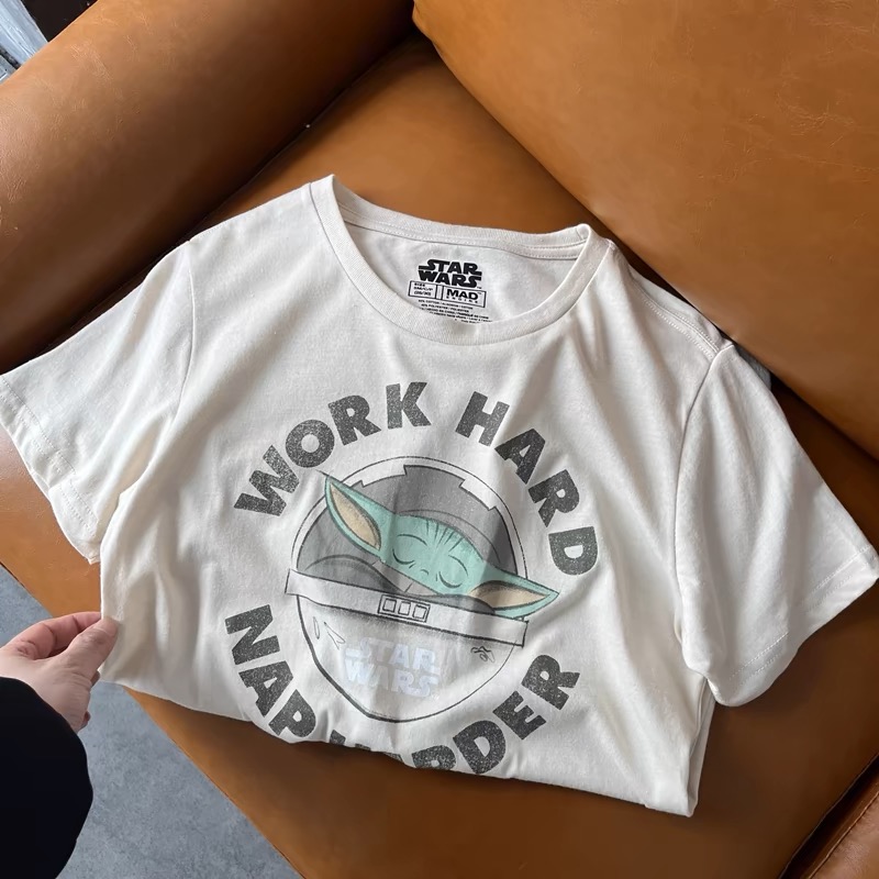 เสื้อยืด starwar เสื้อมิคกี้ สีครีม ลายการ์ตูน DISNEYงานสวย มากคะ สำเนา สำเนา สำเนา สำเนา ดำ