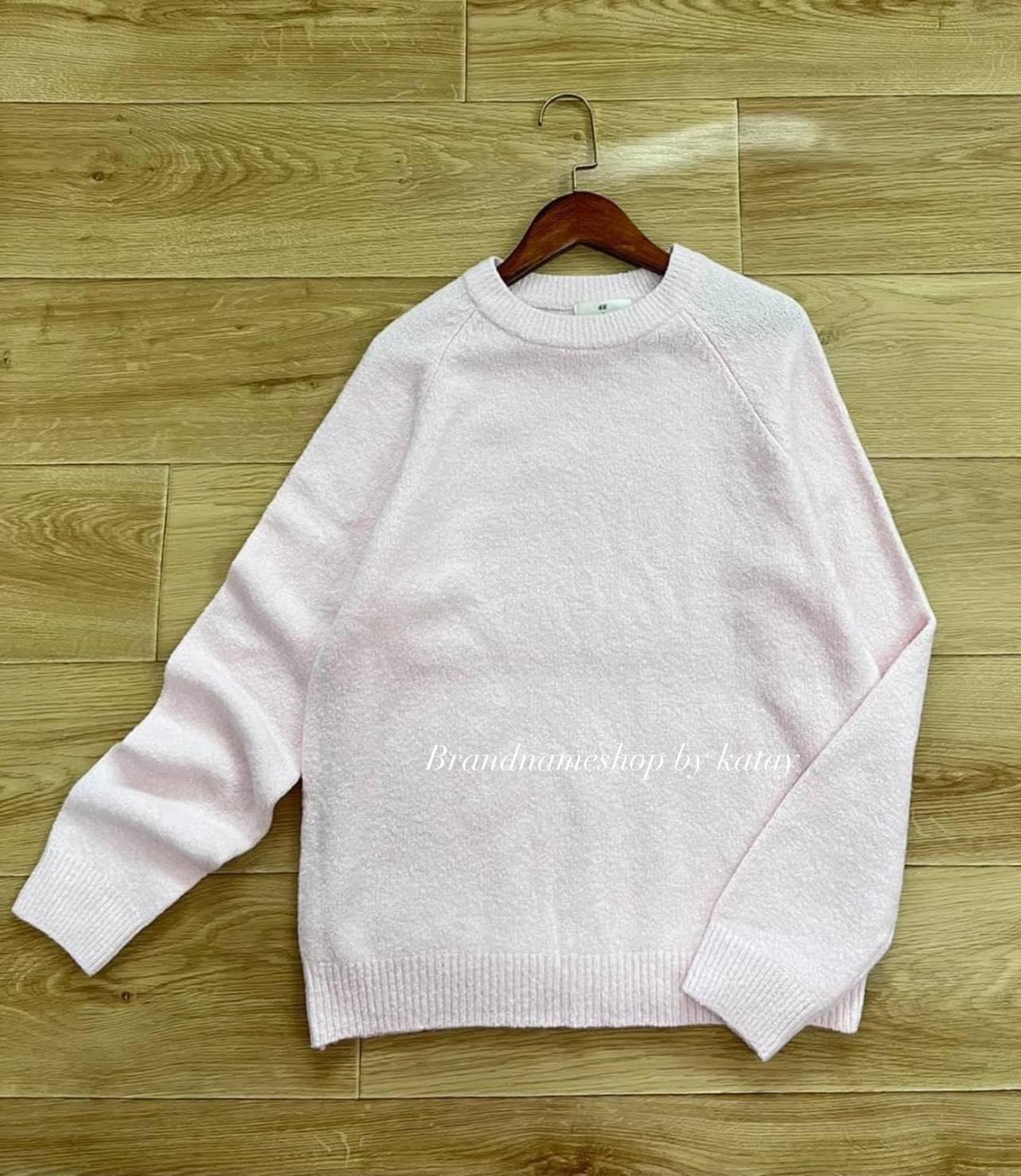 H&m เสื้อคลุมไหมพรม กันหนาวไหมพรม เนื้อไหม นุ่ม สวย H&M