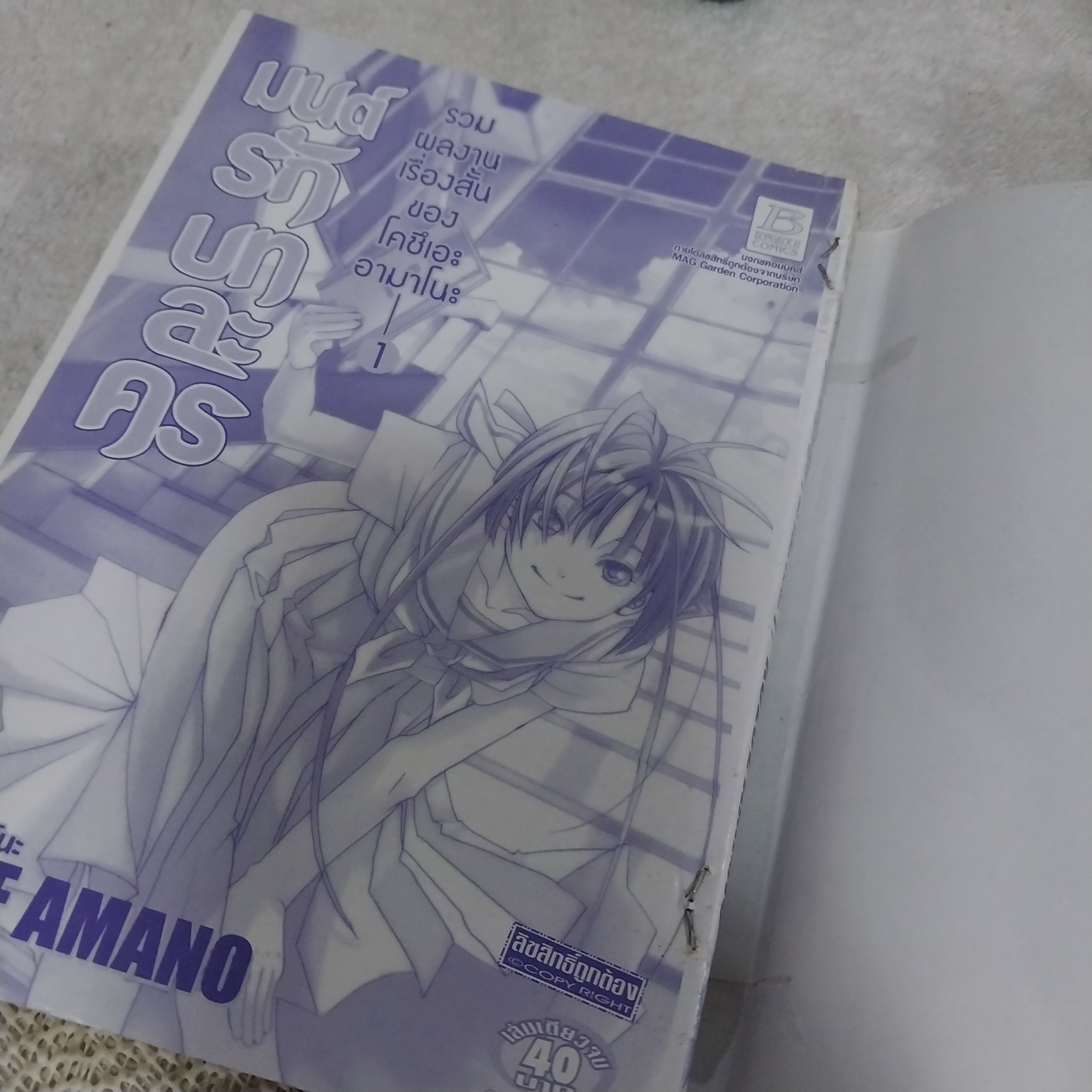 บทเพลงจากฟากฟ้า รวมผลงานเรื่องสั้นของโคซึเอะ อามาโนะ เล่ม 1-2