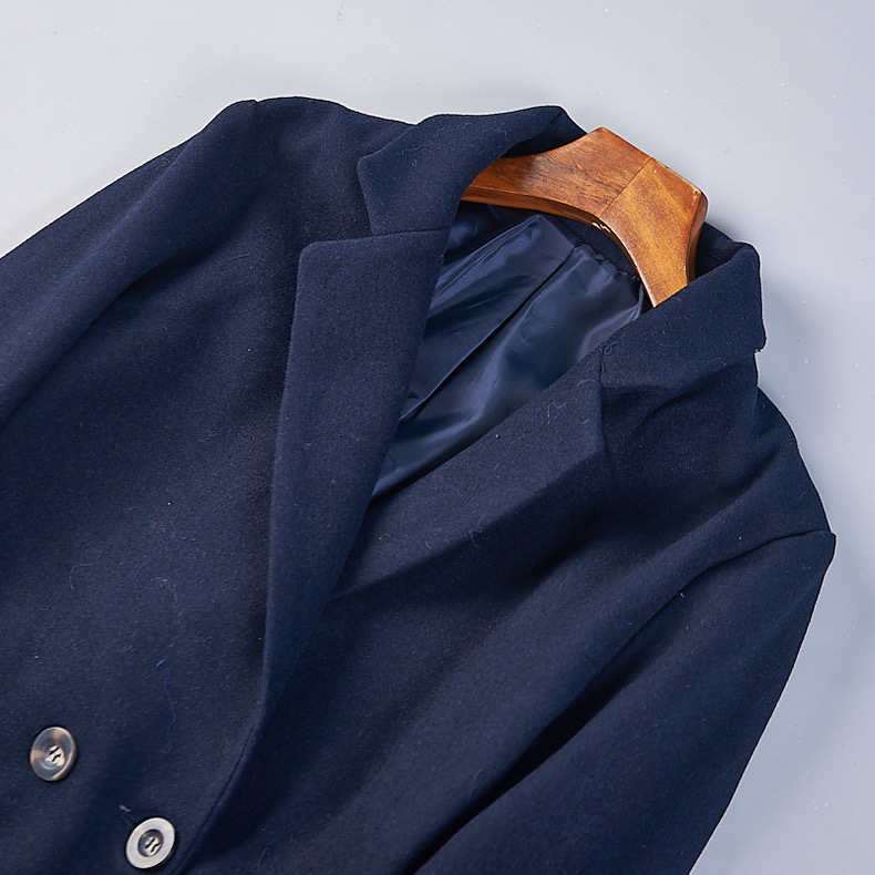 เสื้อโค้ทวูล Trench coat เสื้อโค้ทวูล โค้ทสีดำ แบรนด์ C&A สำเนา