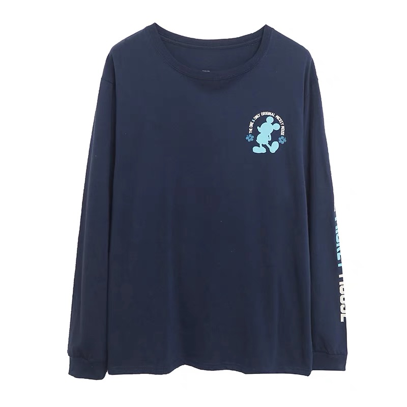 MICKEY SWEATSHIRT สเวตเตอร์ สเวตเชิ้ต Mickey กันหนาว สีแดง DISNEY มิคกี้ Classic สำเนา แดง