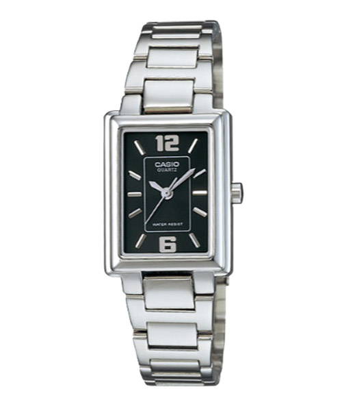 CASIO นาฬิกาคาสิโอ นาฬิกาข้อมือ นาฬิกากันน้ำ นาฬิกาของแท้ ประกันศูนย์ CMG 1 ปี รุ่น LTP-1238D-1A นาฬิกาสีเงิน