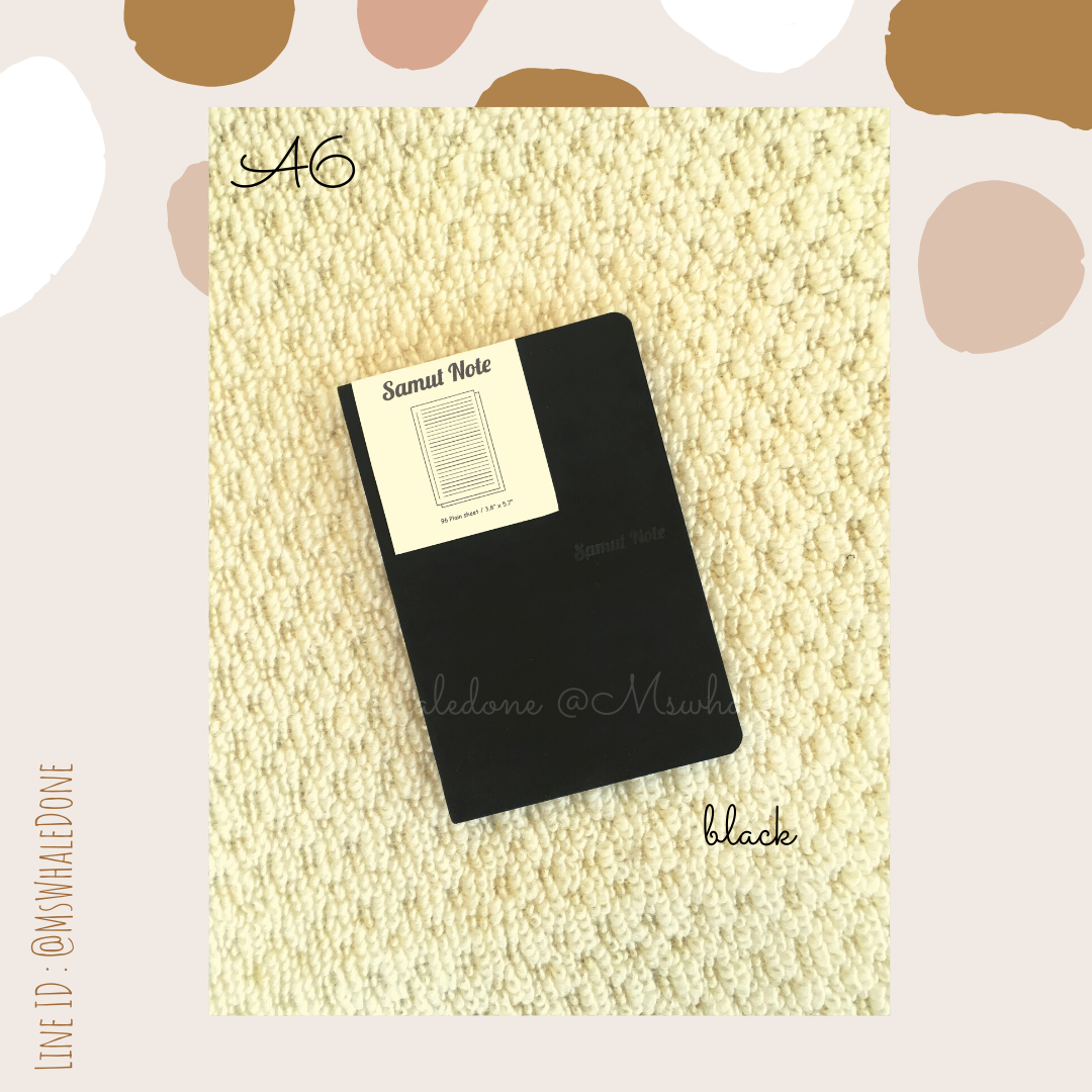 (ซื้อ4แถม1คละได้) ฟรี! แพคพร้อมแจกเทศกาลต่างๆ สมุดปกนุ่มละมุนA6 มีเส้น มี8สีพื้นคลาสสิคให้เลือก กระดาษไส้ในถนอมสายตา