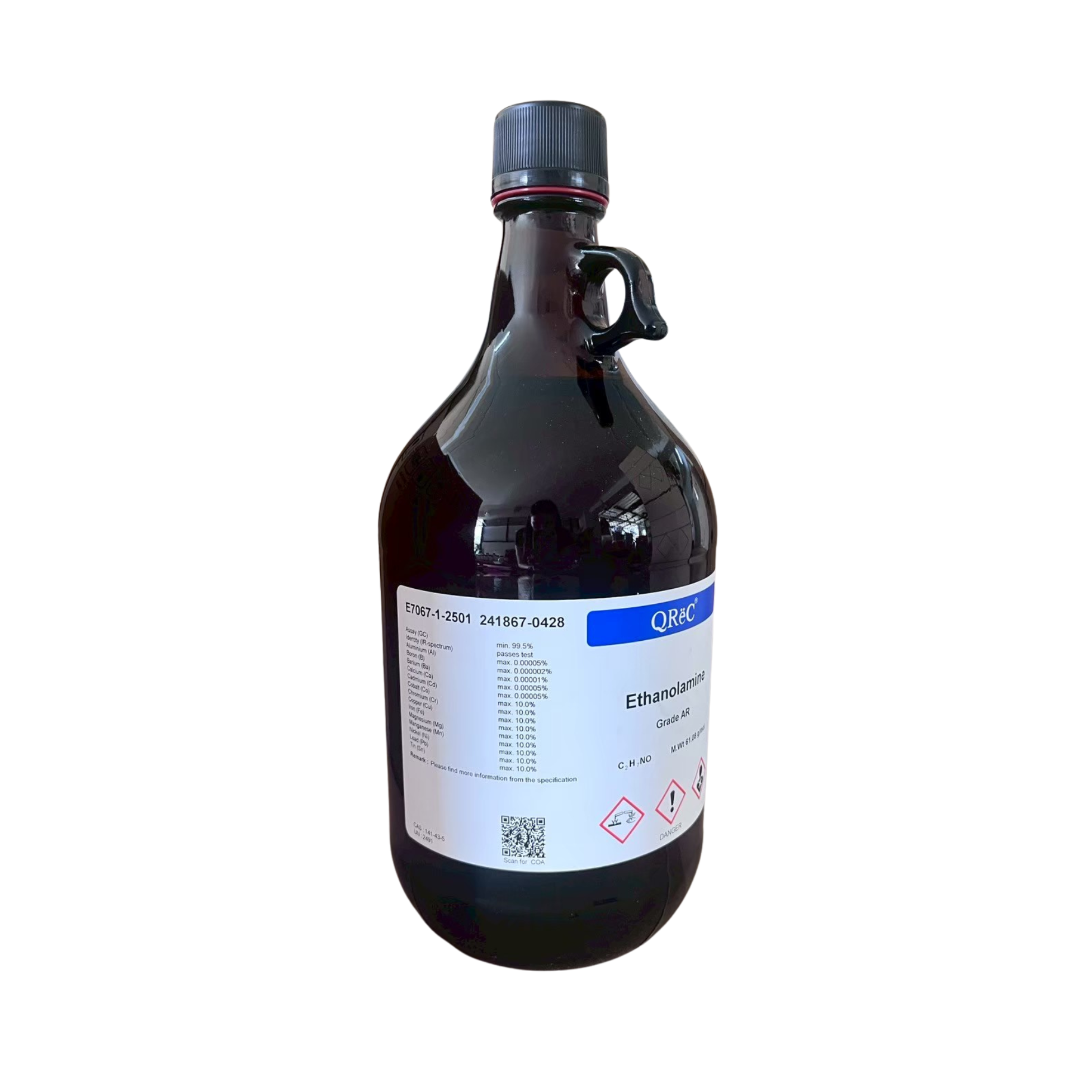Ethanolamine, AR (glass) 2.5 L. QReC™