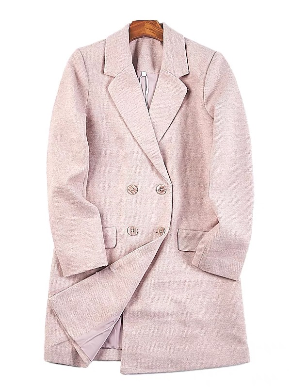 Love tree เสื้อโค้ทกันหนาว เสื้อกันหนาว overcoat โค้ทวูล สีcamel belt coat สีครีมเบจ แบรนด์ O'STIN Camel