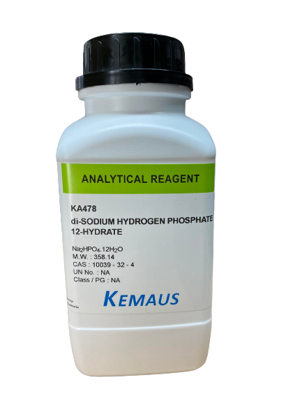 di-Sodium Hydrogen Phosphate 12-hydrate, AR 500 g. "KemAus"
