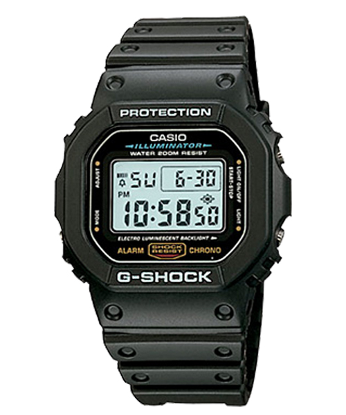 CASIO G-SHOCK นาฬิกาข้อมือ นาฬิกากันน้ำ นาฬิกาของแท้ ประกันศูนย์ CMG 1 ปี รุ่น DW-5600UE-1 นาฬิกาสีดำ