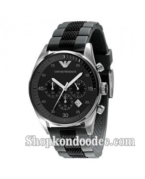 EMPORIO ARMANI BLACK SPORTIVO CHRONOGRAPH WATCH AR5866