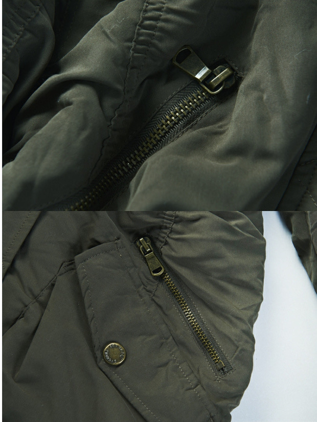Sureve เสื้อโค้ทฮู้ดกันหนาว เสื้อปาร์กา parka แต่งเฟอร์ แบรนด์ SUREVE (LL) WY562 ดำ