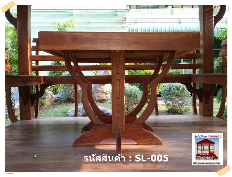 รหัสสินค้า SL-005 : ศาลาทรงบาหลั (ยกสูง)